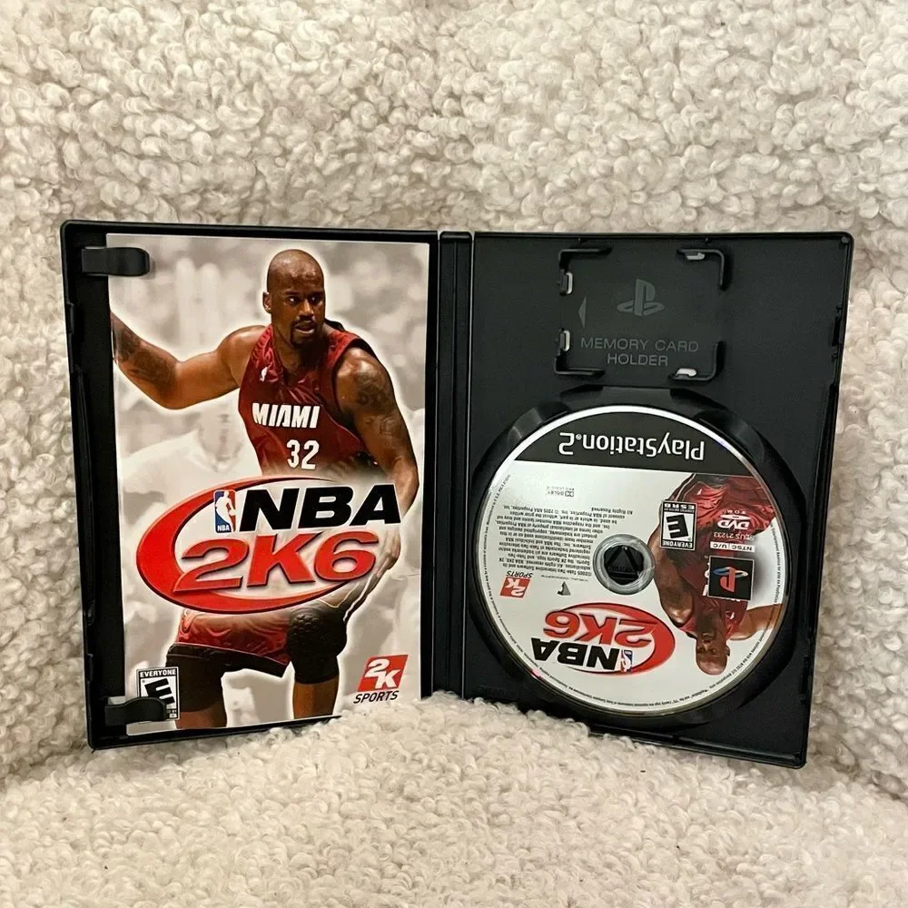 PlayStation 2 PS2 NBA 2K6 Shaq Miami 32 Basketball Video Game
